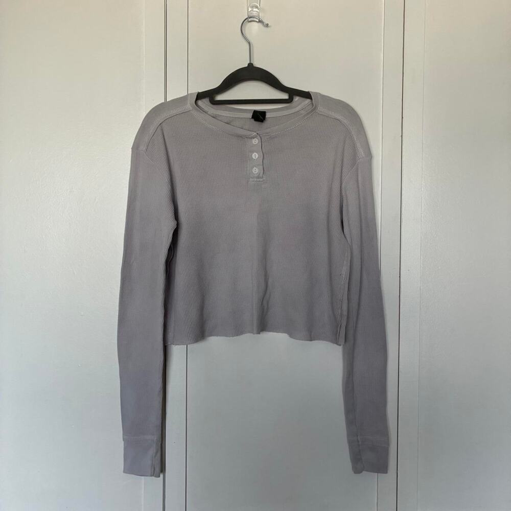 Wild fable gray cropped long
